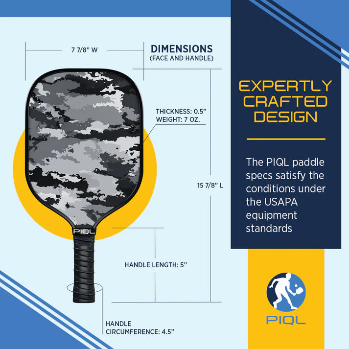 Charity - Beginner Pickleball Paddle Camouflage