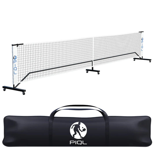 PIQL Portable Pickleball Net System with Wheels